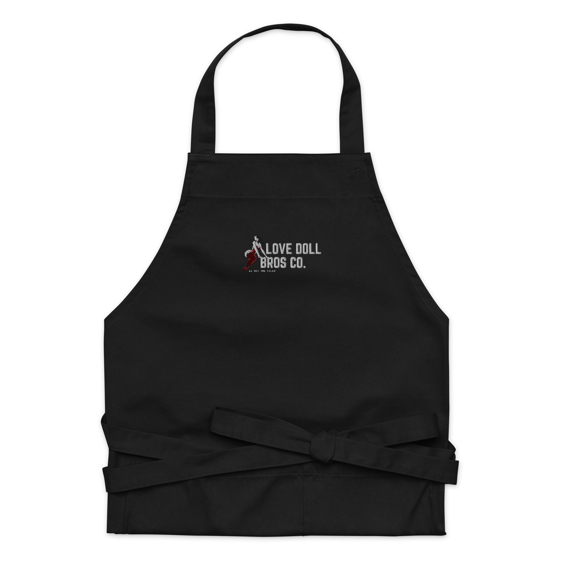 Organic cotton BBQ apron - Love Doll Bros Co.