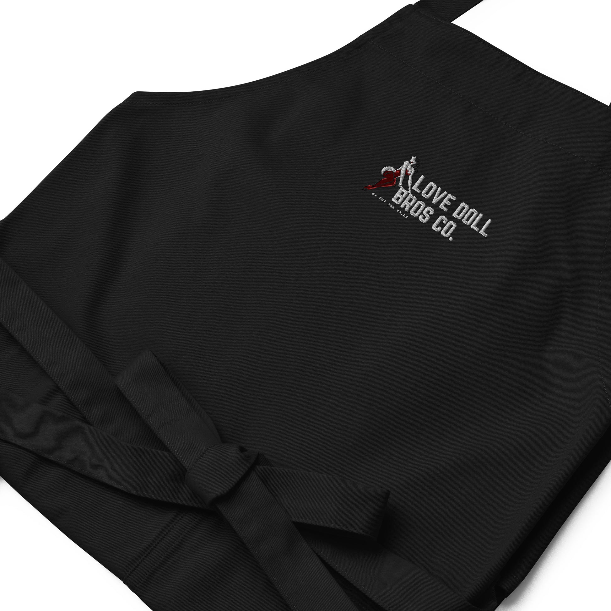 Organic cotton BBQ apron - Love Doll Bros Co.