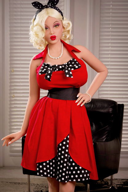 Piper Doll 150cm (4ft9") Elegant Lady S-TPE Sex Doll - K-Cup - Jessica