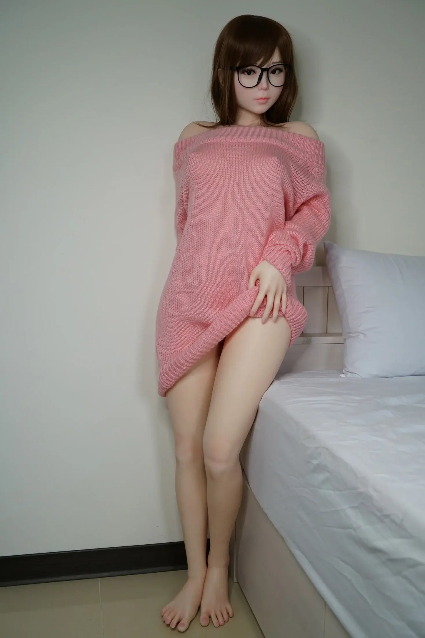 Piper Doll 150cm (4ft9") Tiny & Bold Asian Silicone Sex Doll - C-Cup - Akira