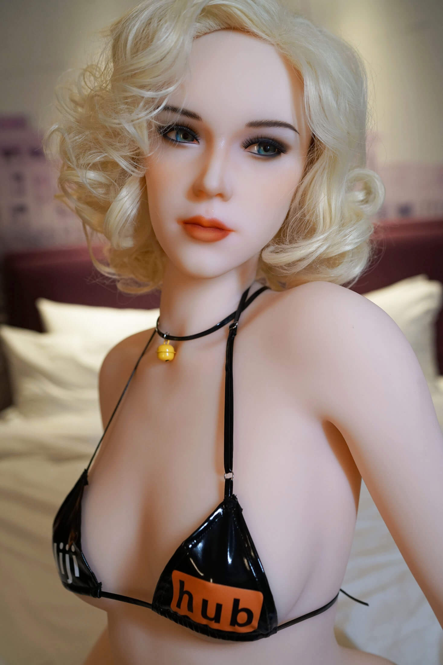 Piper Doll 160cm (5ft2") Bold Blonde Short Hair S-TPE Sex Love Doll - B-Cup - Scarlett