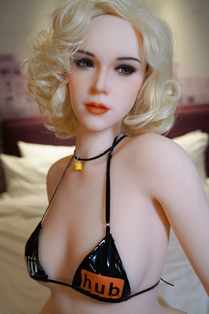 Piper Doll 160cm (5ft2") Bold Blonde Short Hair S-TPE Sex Love Doll - B-Cup - Scarlett