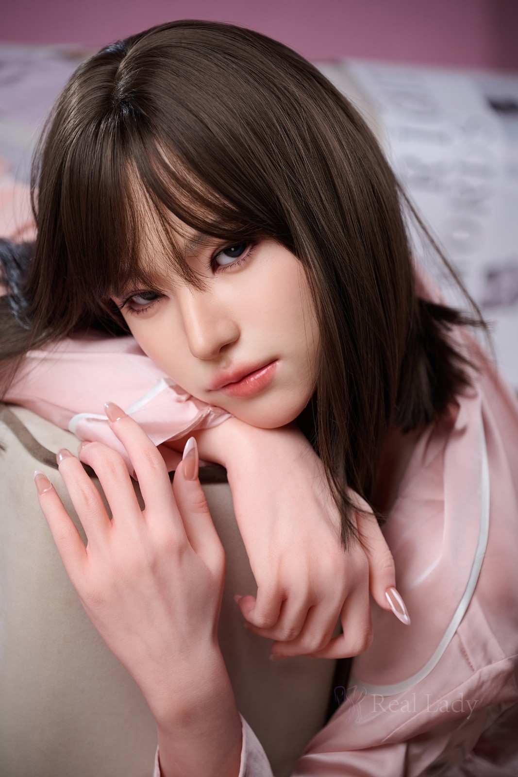 Real Lady Doll 150cm (4ft11") Silicone Sex Doll – Pink Lover ROS MAX - Viki