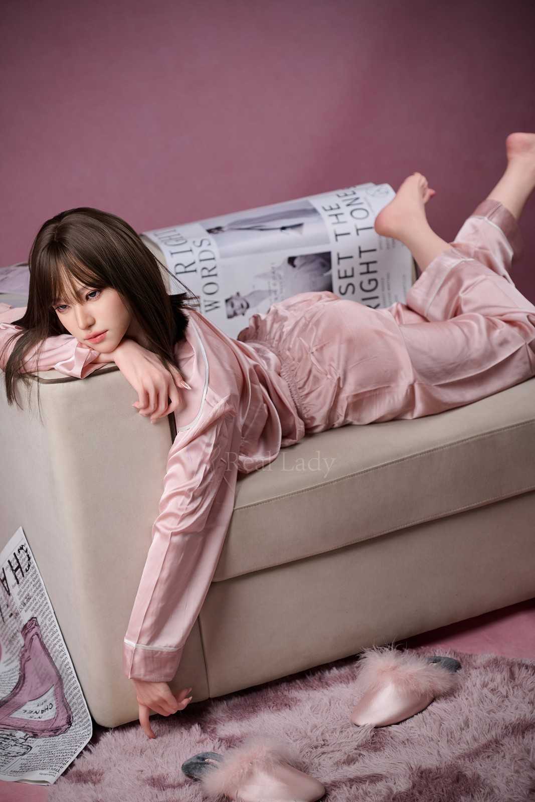 Real Lady Doll 150cm (4ft11") Silicone Sex Doll – Pink Lover ROS MAX - Viki