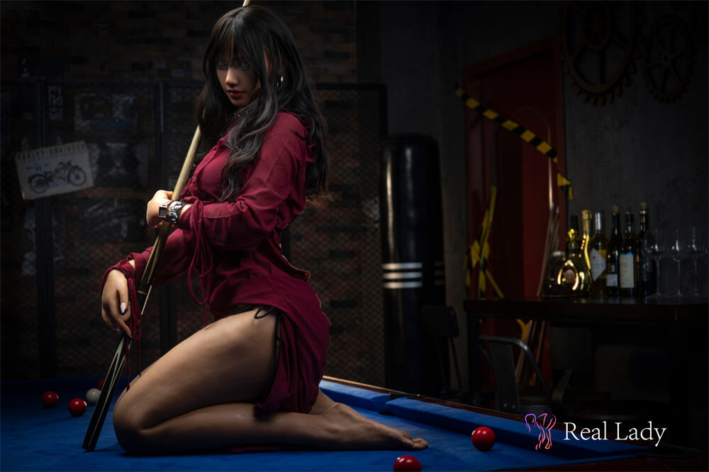 Real Lady Doll 170cm (5ft7") Dark Tanned S30 Head Silicone Sex Doll - D-Cup - Rita