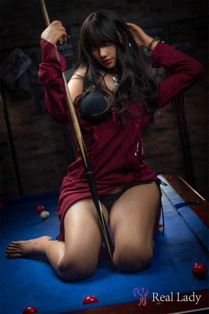 Real Lady Doll 170cm (5ft7") Dark Tanned S30 Head Silicone Sex Doll - D-Cup - Rita
