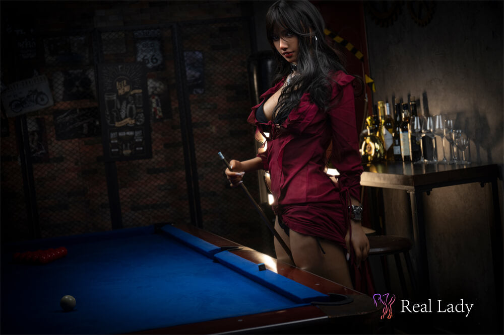 Real Lady Doll 170cm (5ft7") Dark Tanned S30 Head Silicone Sex Doll - D-Cup - Rita