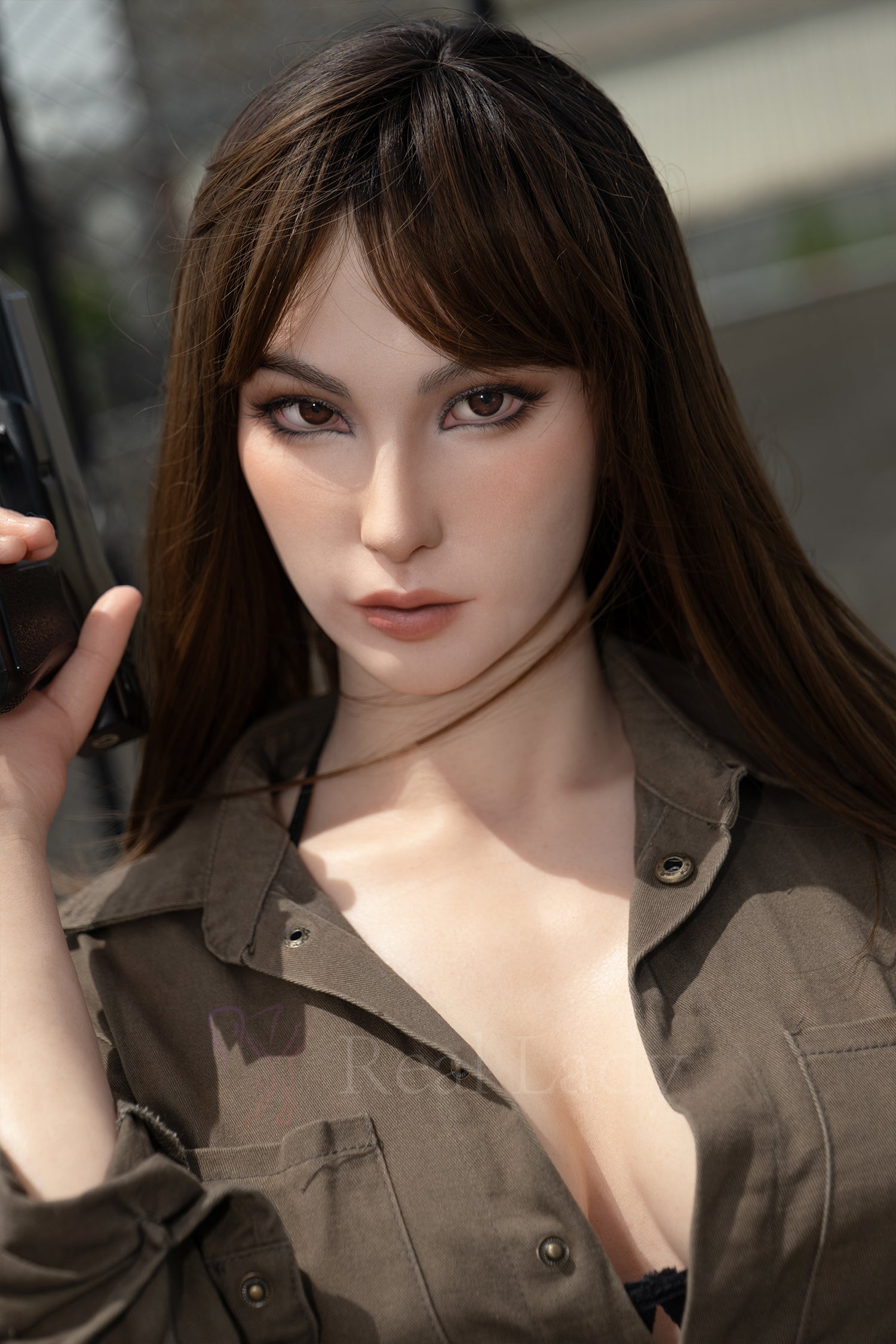 Real Lady Doll 170cm (5ft7") Sexy Girl Head S23 Silicone Sex Doll - D-Cup - Catlin