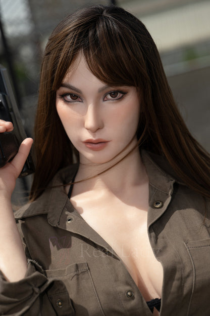 Real Lady Doll 170cm (5ft7") Sexy Girl Head S23 Silicone Sex Doll - D-Cup - Catlin