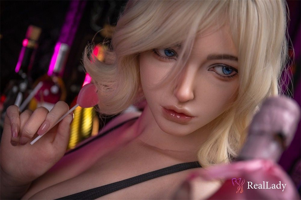 Real Lady Doll 170cm (5ft7") Short Blonde Hair Bar Girl Silicone Doll - Hershey Anime