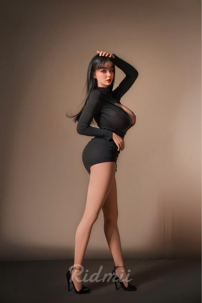 Ridmii 161cm (5ft2") Asian Hybrid Silicone Head & TPE Body Sex Doll - Danica Plus