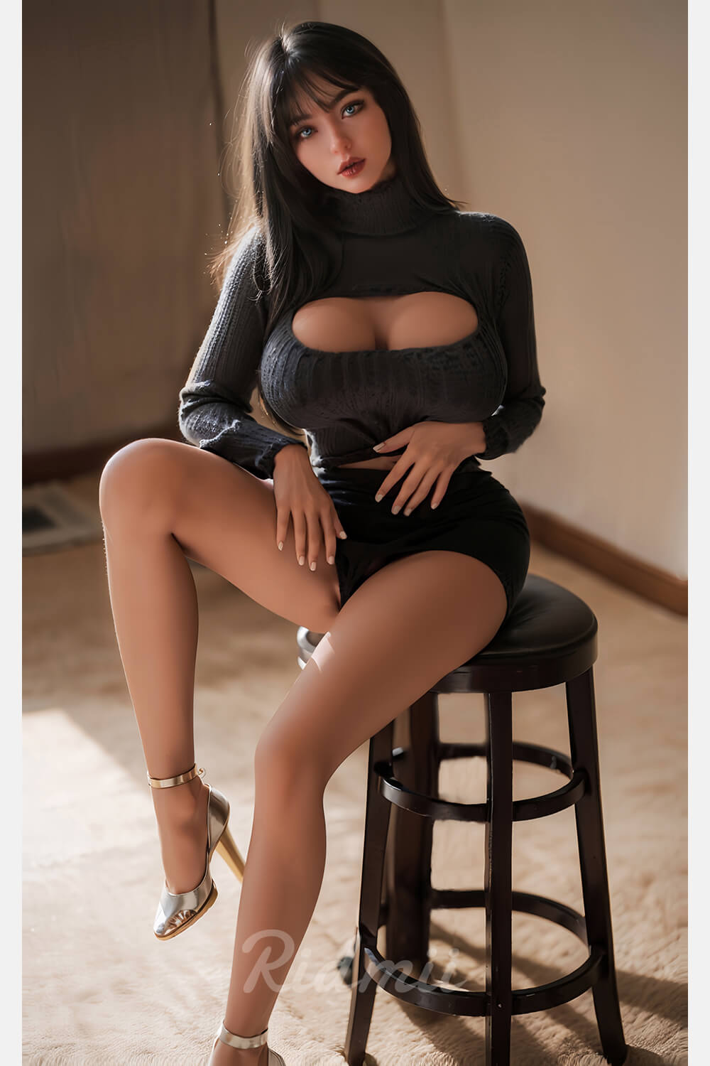 Ridmii 161cm (5ft2") Asian Hybrid Silicone Head & TPE Body Sex Doll - Danica Plus