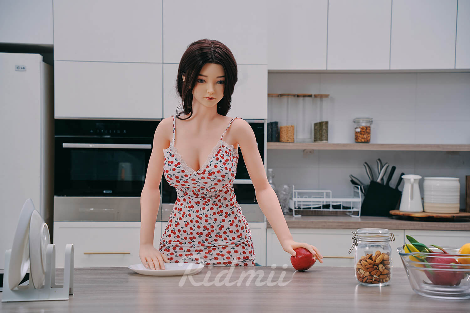 Ridmii 163cm (5ft3") Beautiful Sensual Hybrid Sex Doll Silicone Head & TPE Body - Olympia