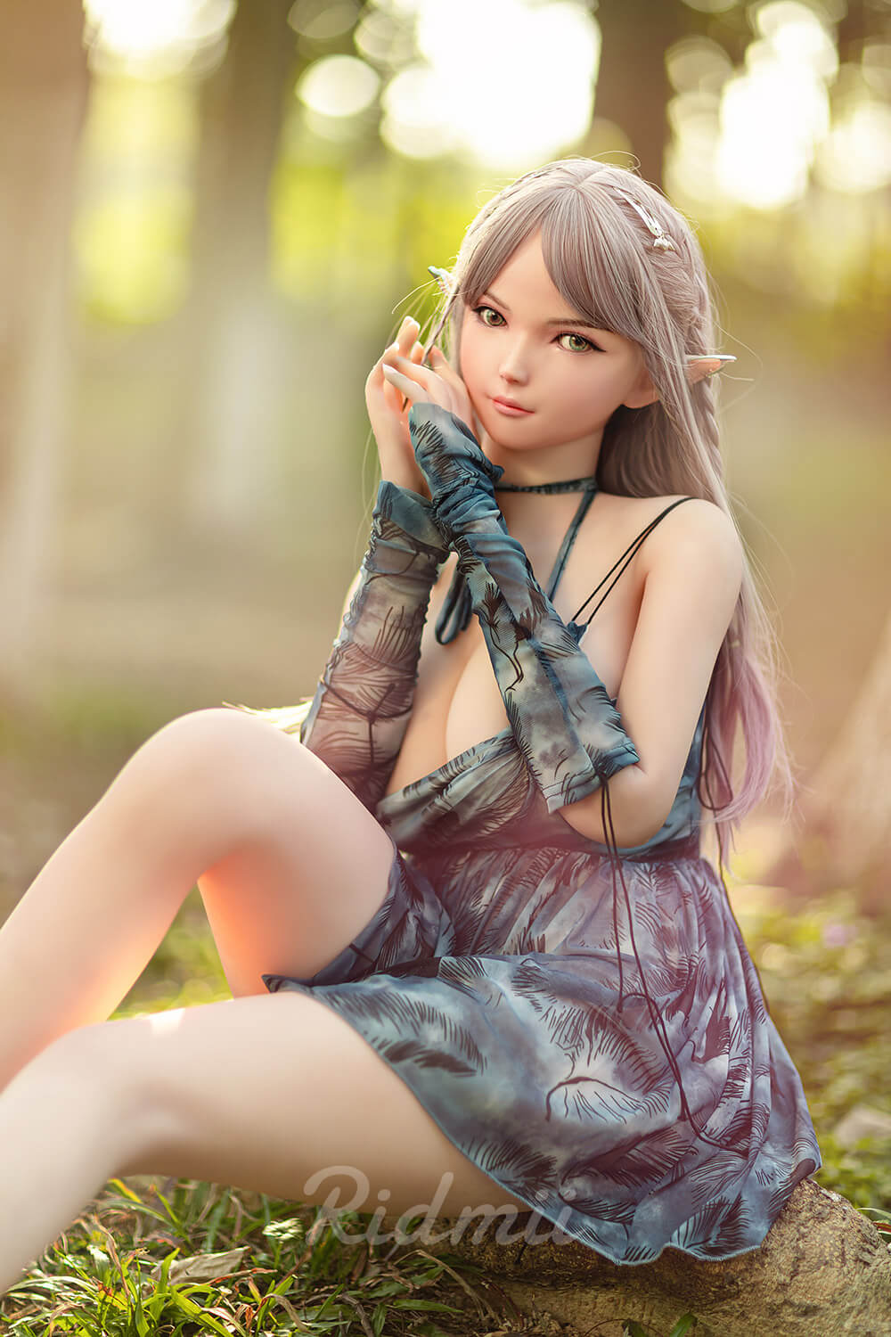 Ridmii 163cm (5ft3") Fantasy Elf Head Hybrid Sex Doll - Aggie