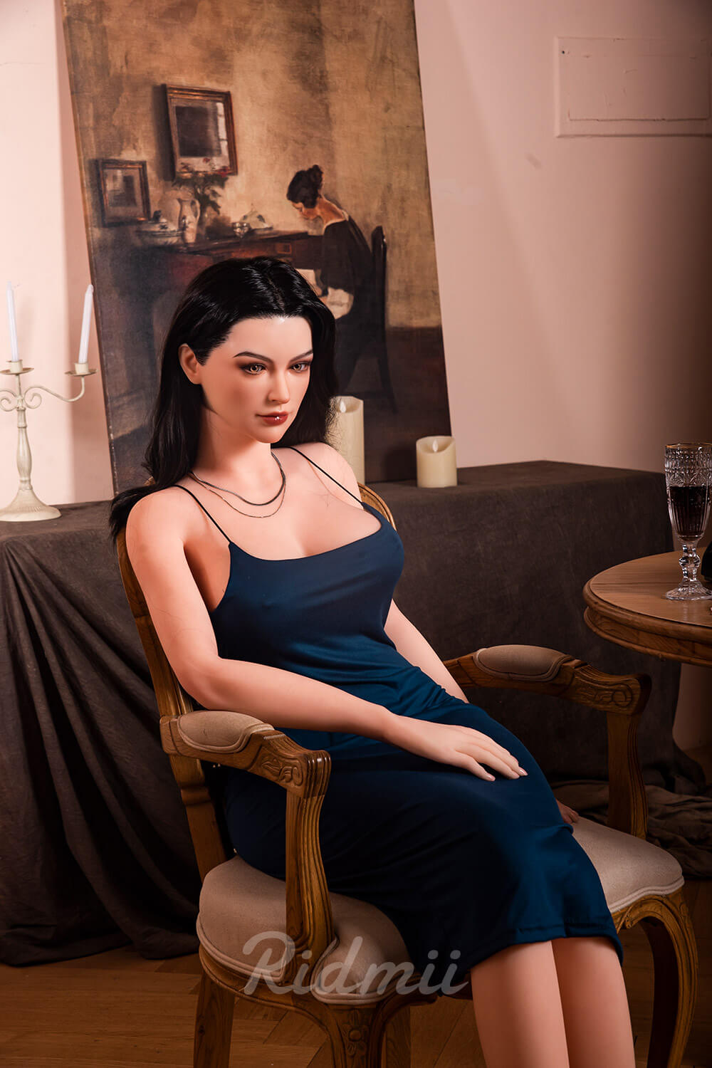 Ridmii 163cm (5ft3")  Hybrid Sex Doll Silicone Head & TPE Body - Karyn