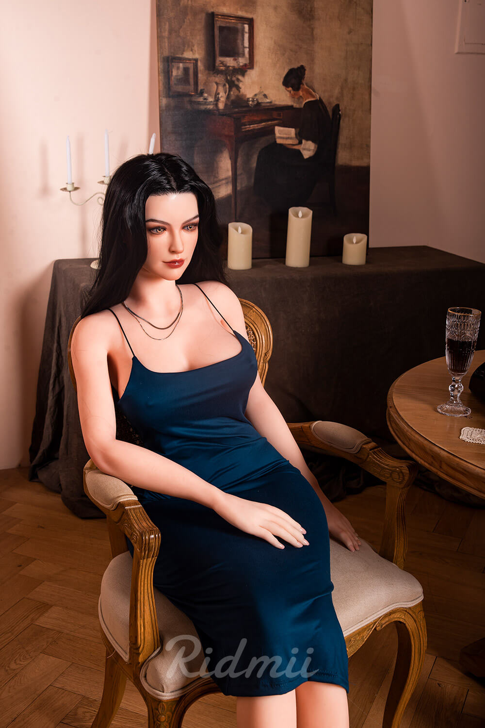 Ridmii 163cm (5ft3")  Hybrid Sex Doll Silicone Head & TPE Body - Karyn