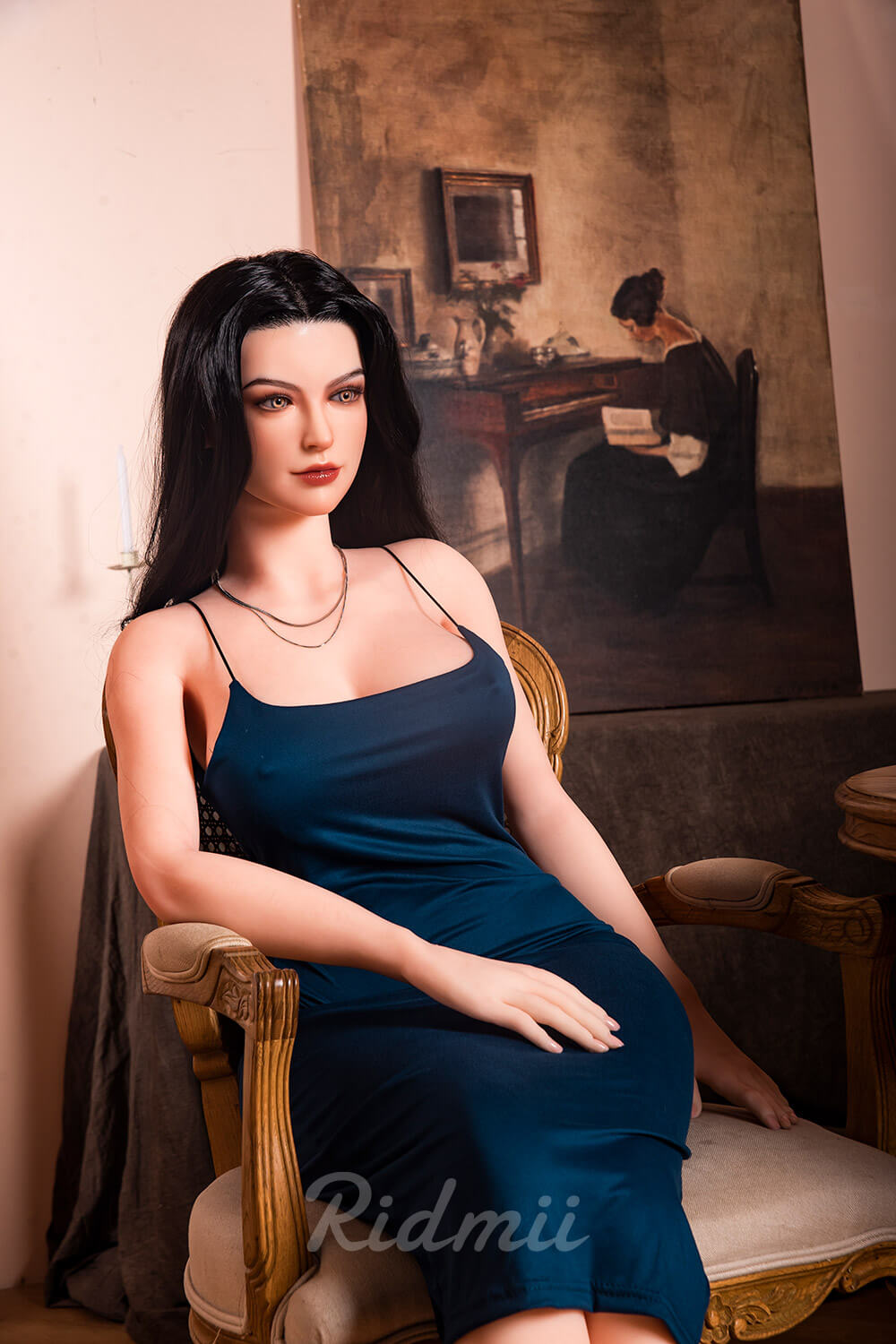 Ridmii 163cm (5ft3")  Hybrid Sex Doll Silicone Head & TPE Body - Karyn