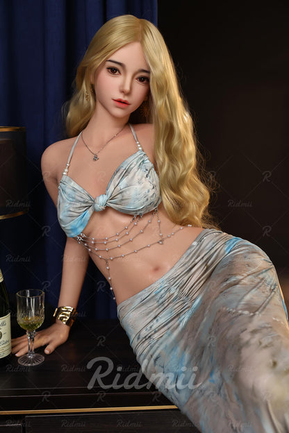 Ridmii 164cm (5ft4") Elegant Blonde Full Silicone Love Doll – Tansy