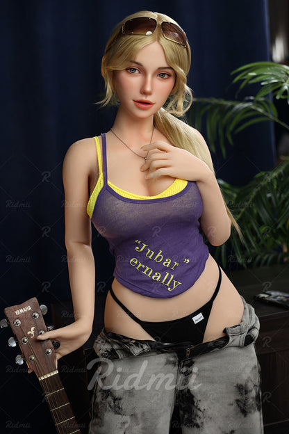Ridmii 164cm (5ft4") TPE Body Silicone Ultra Realistic Head with Movable Jaw Sex Doll – Nyx