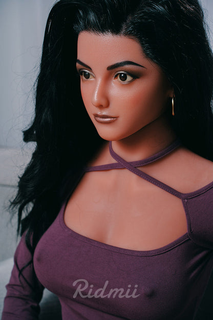 Ridmii 166cm (5ft5") Realistic Brunette Life Size Hybrid Love Sex Doll - Alisa