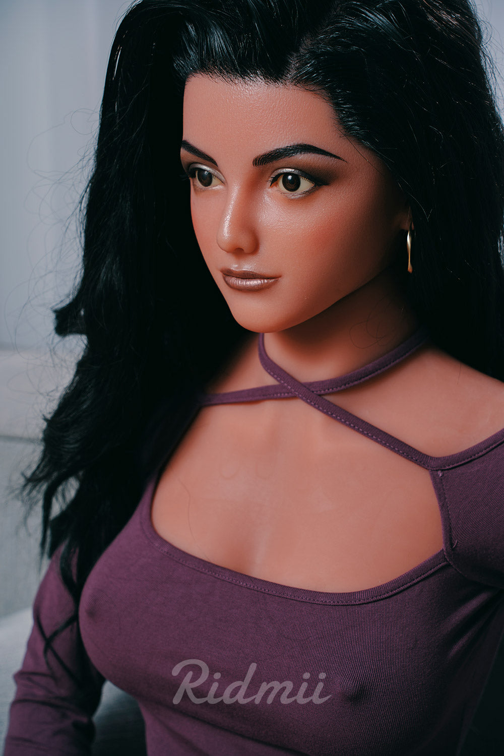Ridmii 166cm (5ft5") Realistic Brunette Life Size Hybrid Love Sex Doll - Alisa