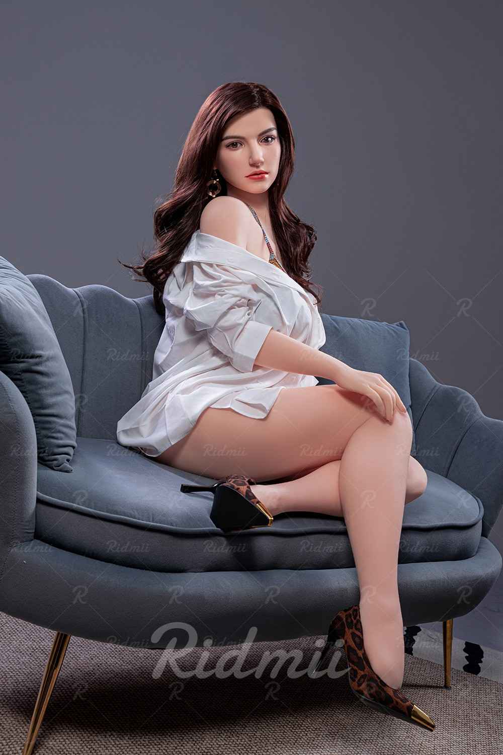 Ridmii 167cm (5ft6") Movable Jaw Hybrid Curvy Sex Doll – Marissa