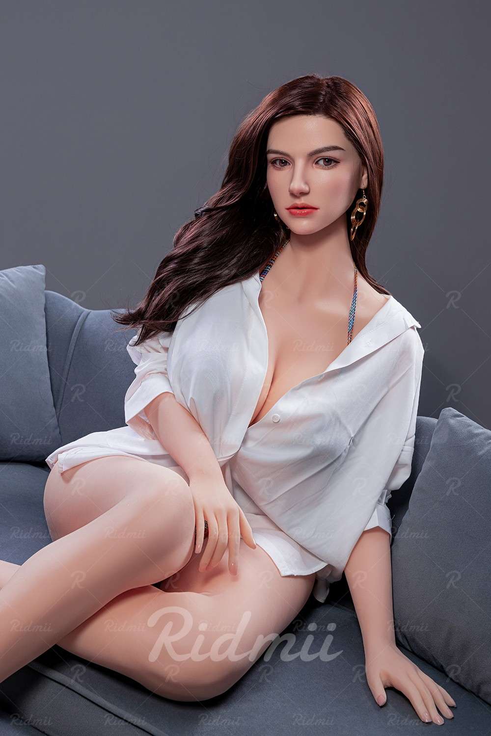 Ridmii 167cm (5ft6") Movable Jaw Hybrid Curvy Sex Doll – Marissa