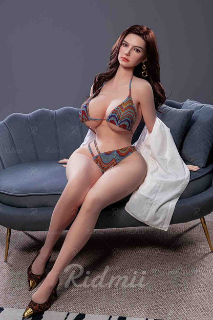 Ridmii 167cm (5ft6") Movable Jaw Hybrid Curvy Sex Doll – Marissa