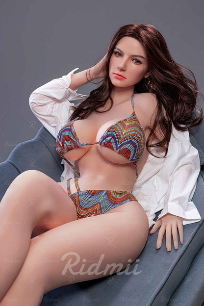 Ridmii 167cm (5ft6") Movable Jaw Hybrid Curvy Sex Doll – Marissa