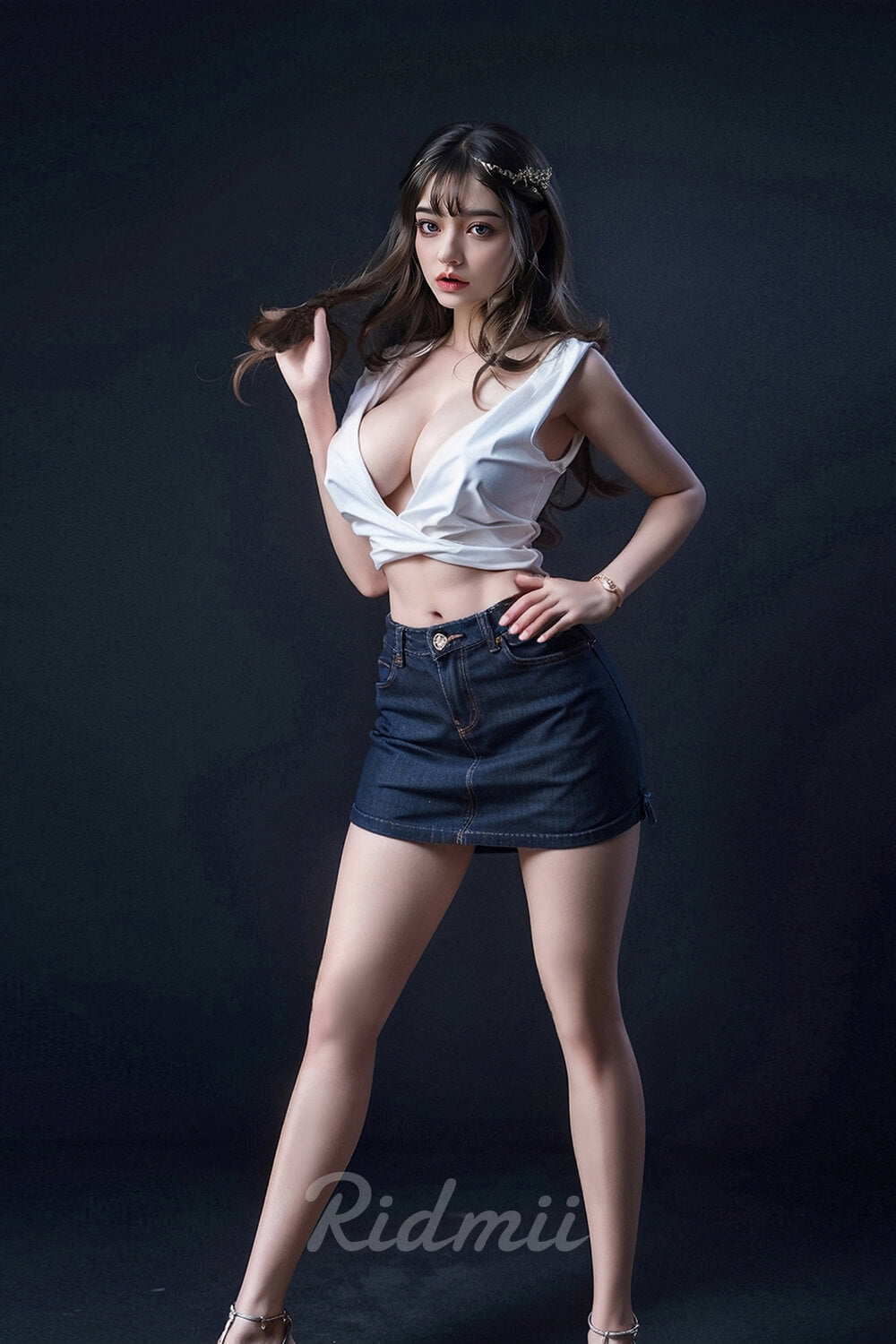 Ridmii 169cm (5ft6") Realistic Sensual Curves Hybrid Sex Doll - Miranda Plus