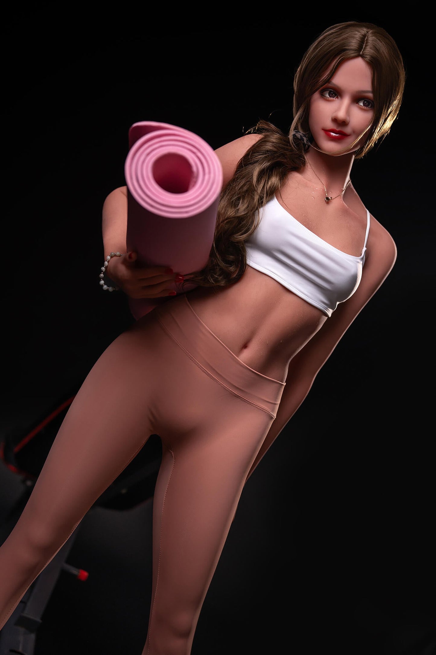 Rosretty 160cm (5ft2") Athletic Girl Hybrid Sex Doll - A-Cup - Rose