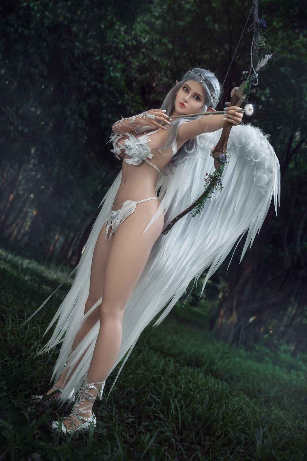 Rosretty 164cm (5ft3") Tender Angel Elf Silicone Sex Doll - D-Cup - Melissa