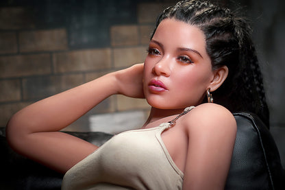 Rosretty 166cm (5ft4") Ebony Hybrid Sex Love Doll - C-Cup - Cherry