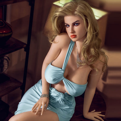 Rosretty 170cm (5ft5") Elegant Blonde Hybrid Sex Doll - D-Cup - Seraphina