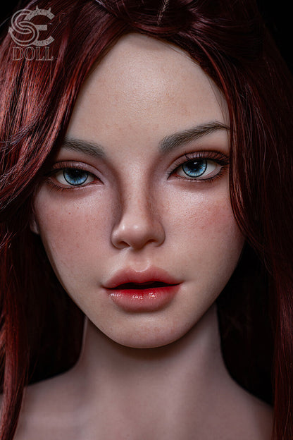 SE Dolls 107cm (3ft5”) Sexy Redhead Silicone Sex Torso- H-Cup - Scarlett Reed.A