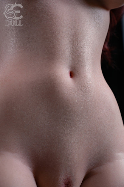 SE Dolls 107cm (3ft5”) Sexy Redhead Silicone Sex Torso- H-Cup - Scarlett Reed.A