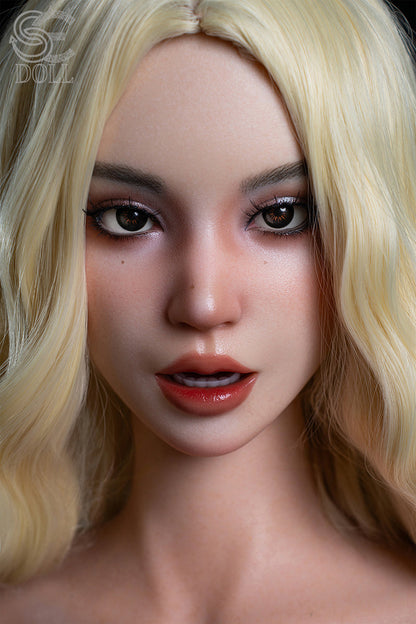SE Dolls 114cm (3ft7”) Sexy Blonde Silicone Sex Torso- F-Cup - Isla Kane.A