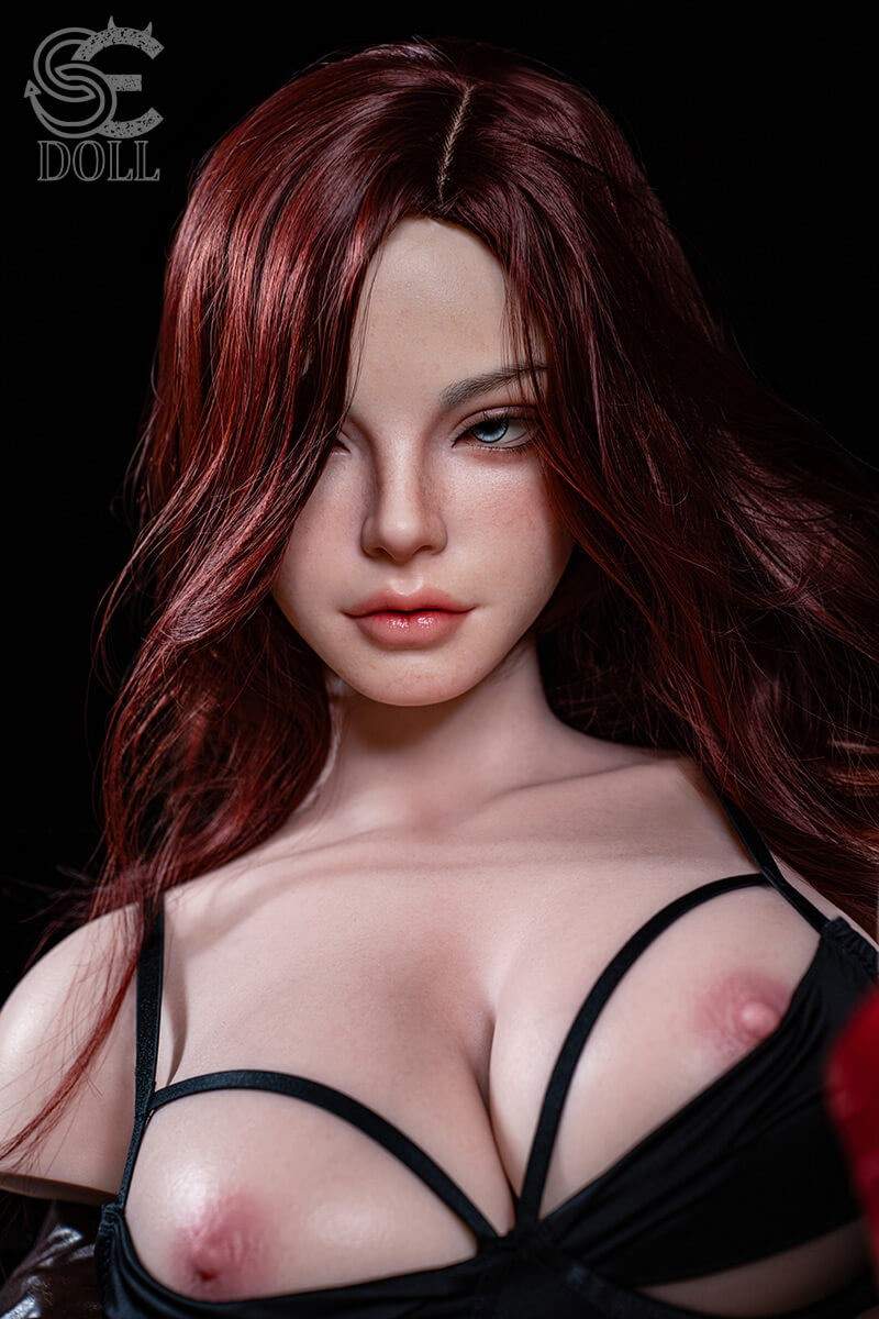 107cm (3ft6") H-Cup Redhead Silicone Sex Doll Torso Scarlett Reed.A - In Stock | US Only