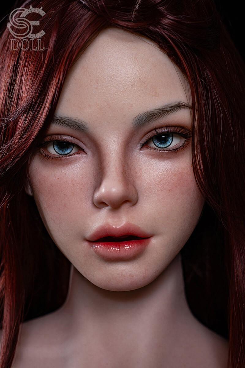 107cm (3ft6") H-Cup Redhead Silicone Sex Doll Torso Scarlett Reed.A - In Stock | US Only