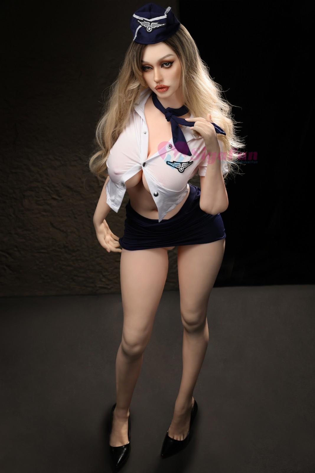 Sigafun 159cm (5ft2") AI Hybrid Sex Doll Sensational Stewardess - Ada