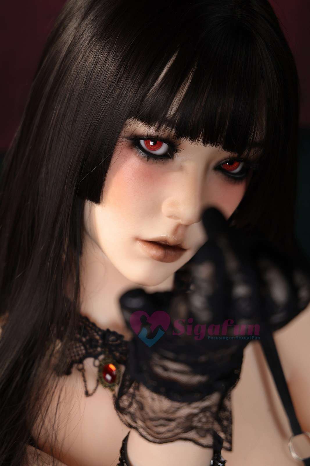 Sigafun 164cm (5ft3") Gothic Beauty AI Hybrid Sex Love Doll - Yuri