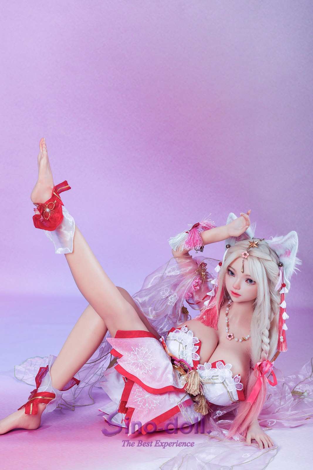 Sino Doll 143cm (4ft8") Huge Breasts Full Platinum Silicone - Soft-Max – Linmo