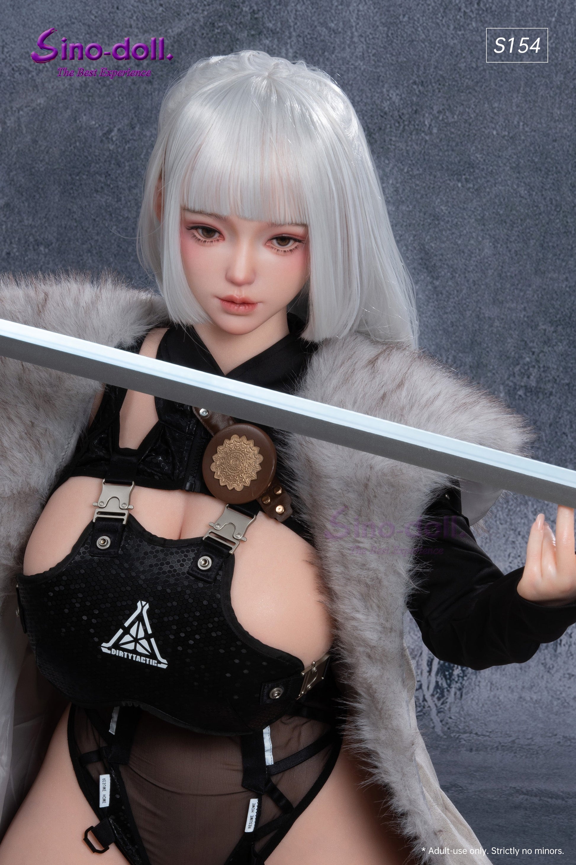Sino Doll 154cm (5ft1") Full Silicone Sex Doll - Soft-Max - (R+S Effect)  – S62 Lintong