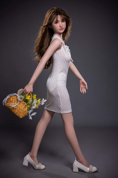 Starpery 151cm (4ft11") Petite & Tiny Asian Silicone Sex Doll - B-Cup - Yufan