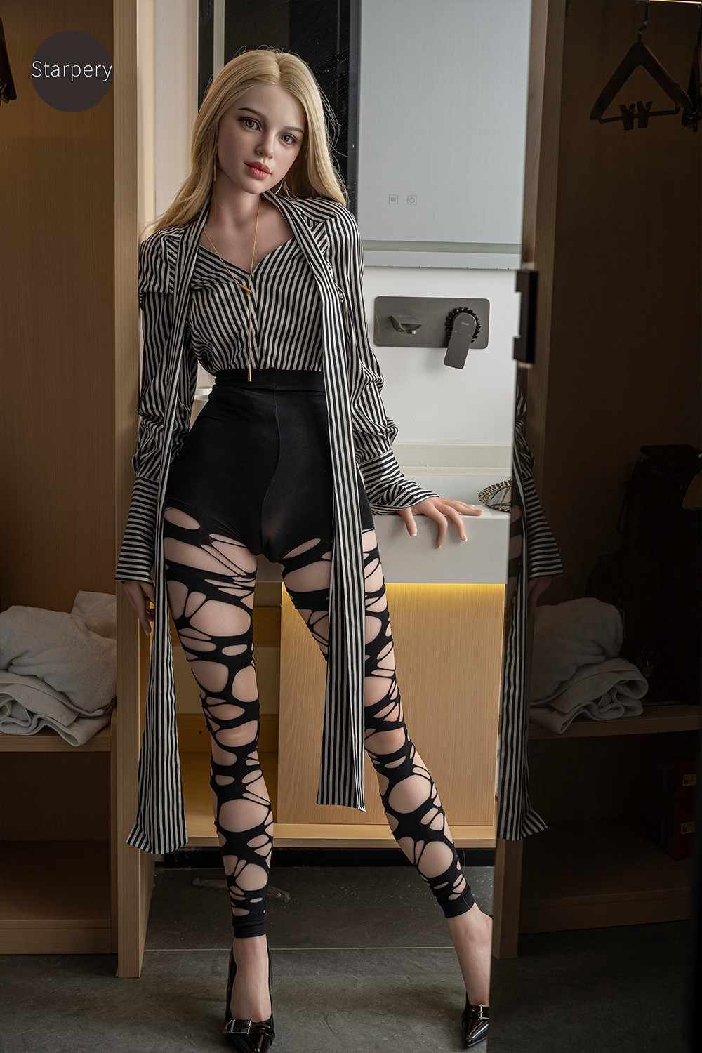 Starpery 164cm (5ft5") Full Silicone Sex Doll Body - D-Cup - Rozanne