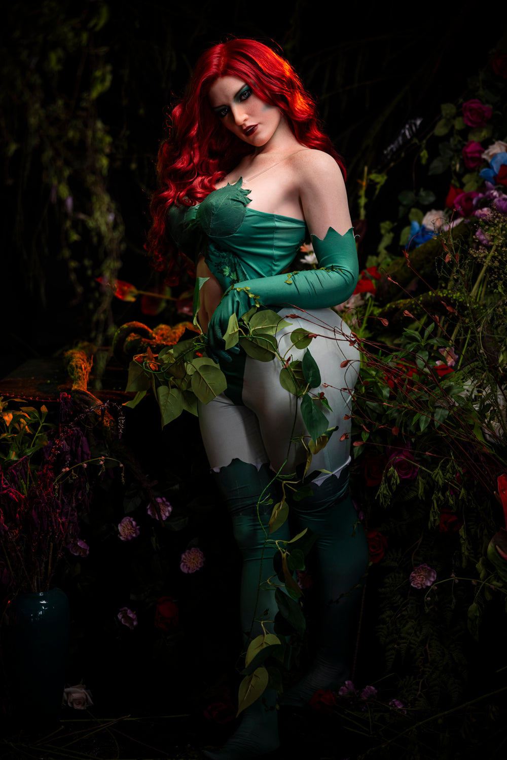 Starpery 165cm (5ft4") Fantasy Redhead Cosplay Silicone Sex Doll - G-Cup - Bella