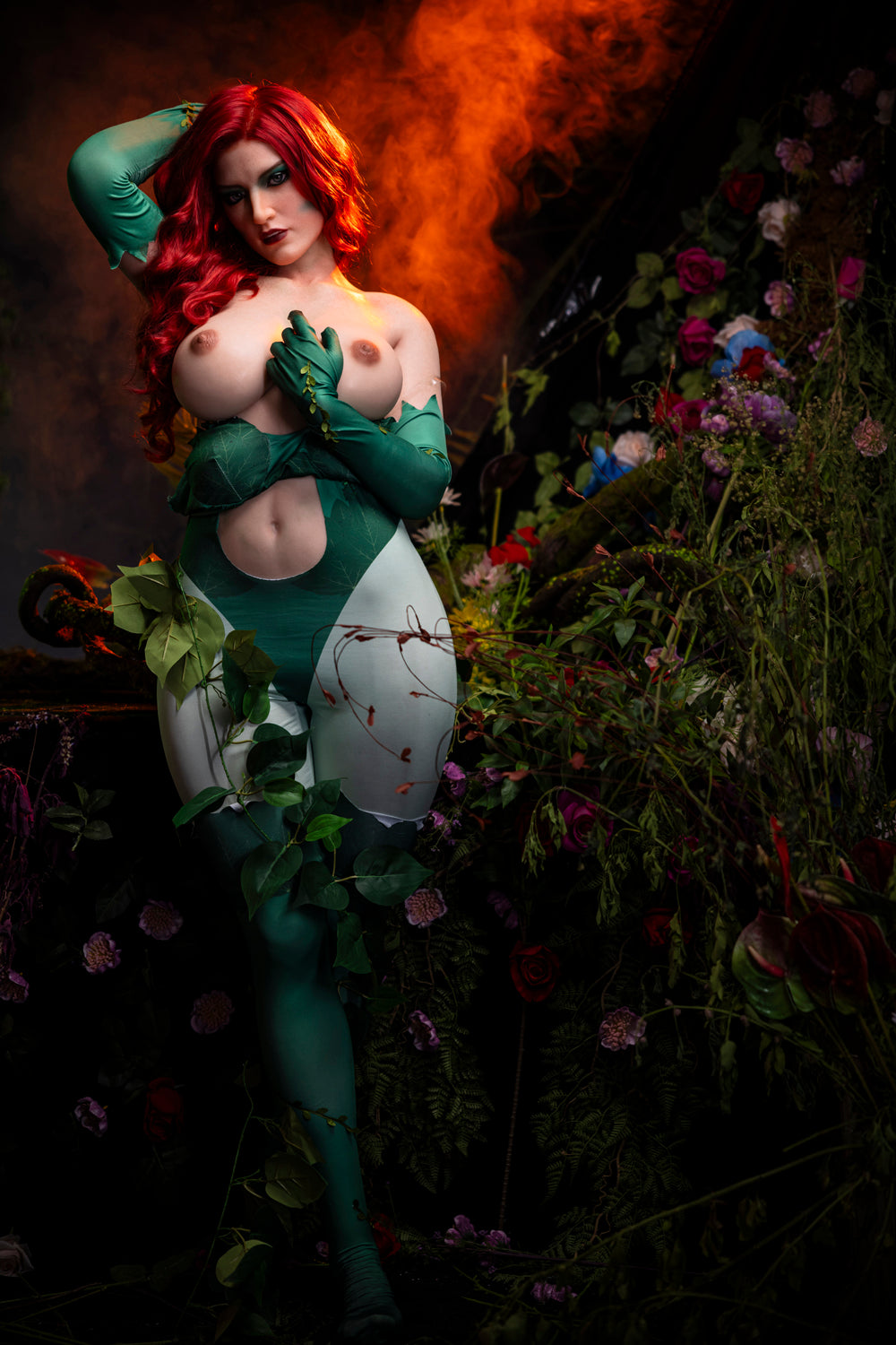 Starpery 165cm (5ft4") Fantasy Redhead Cosplay Silicone Sex Doll - G-Cup - Bella