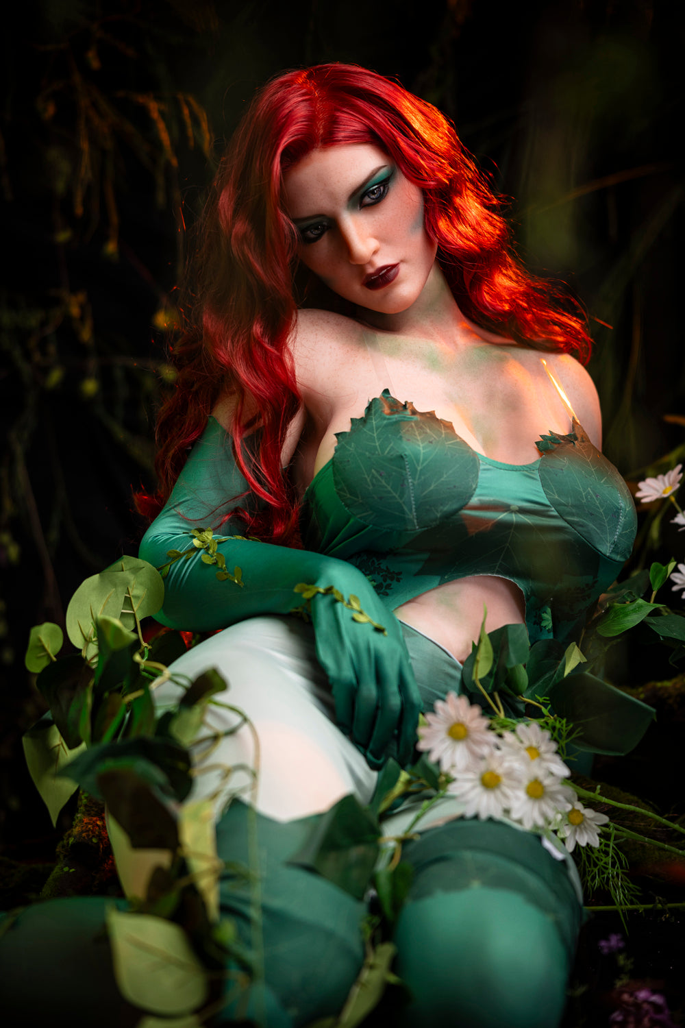 Starpery 165cm (5ft4") Fantasy Redhead Cosplay Silicone Sex Doll - G-Cup - Bella