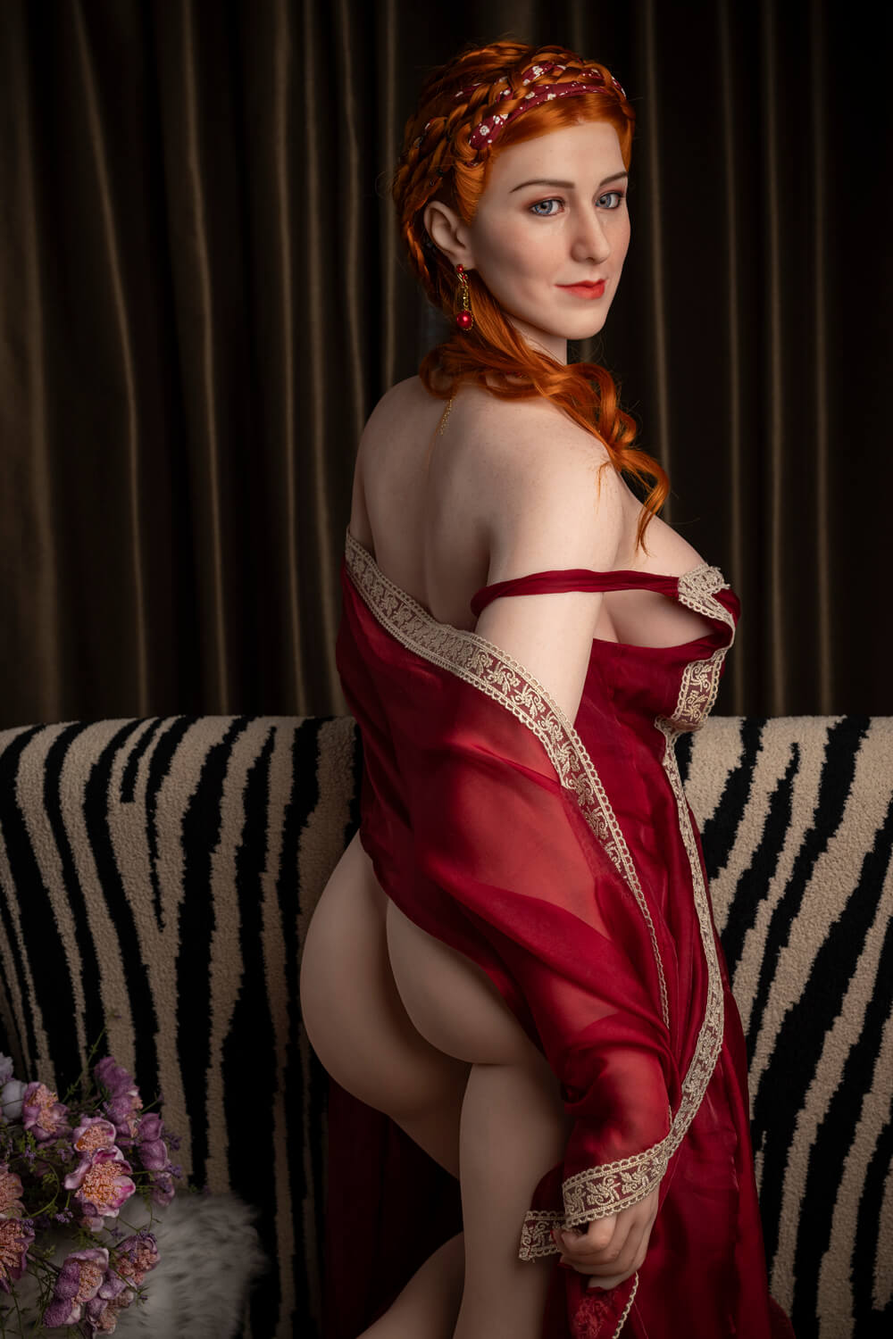 Starpery 165cm (5ft4") Lady Redhead Elegant Silicone Sex Doll - G-Cup - Lucretia