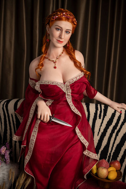 Starpery 165cm (5ft4") Lady Redhead Elegant Silicone Sex Doll - G-Cup - Lucretia
